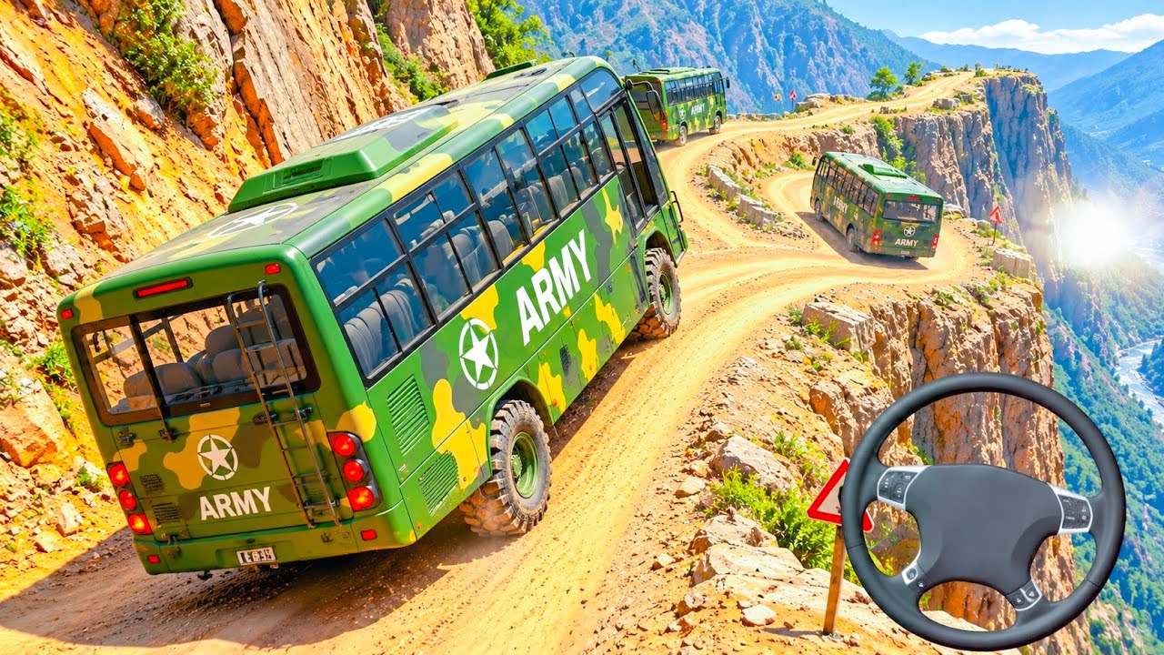 Army Bus Wala Game 3D 💥 | Bus Simulator Android #gameplay 2026