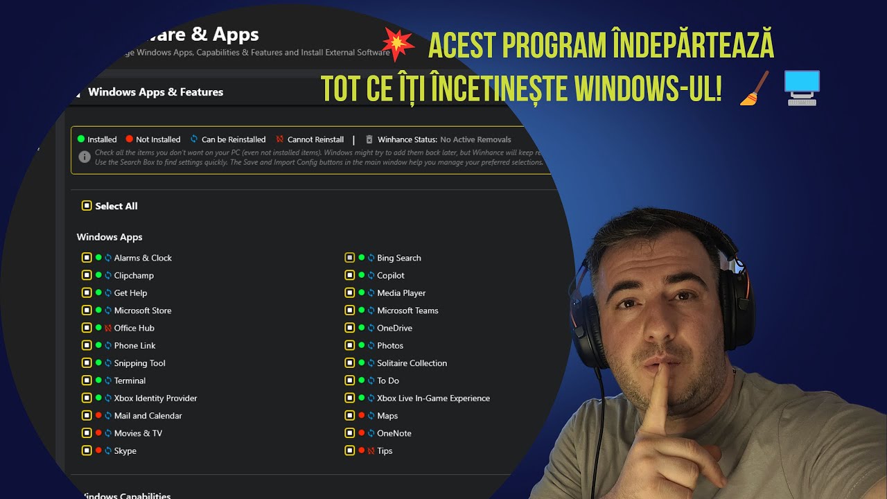 💥 Acest program ÎNDEPĂRTEAZĂtot ce îți încetinește Windows-ul! 🧹🖥️