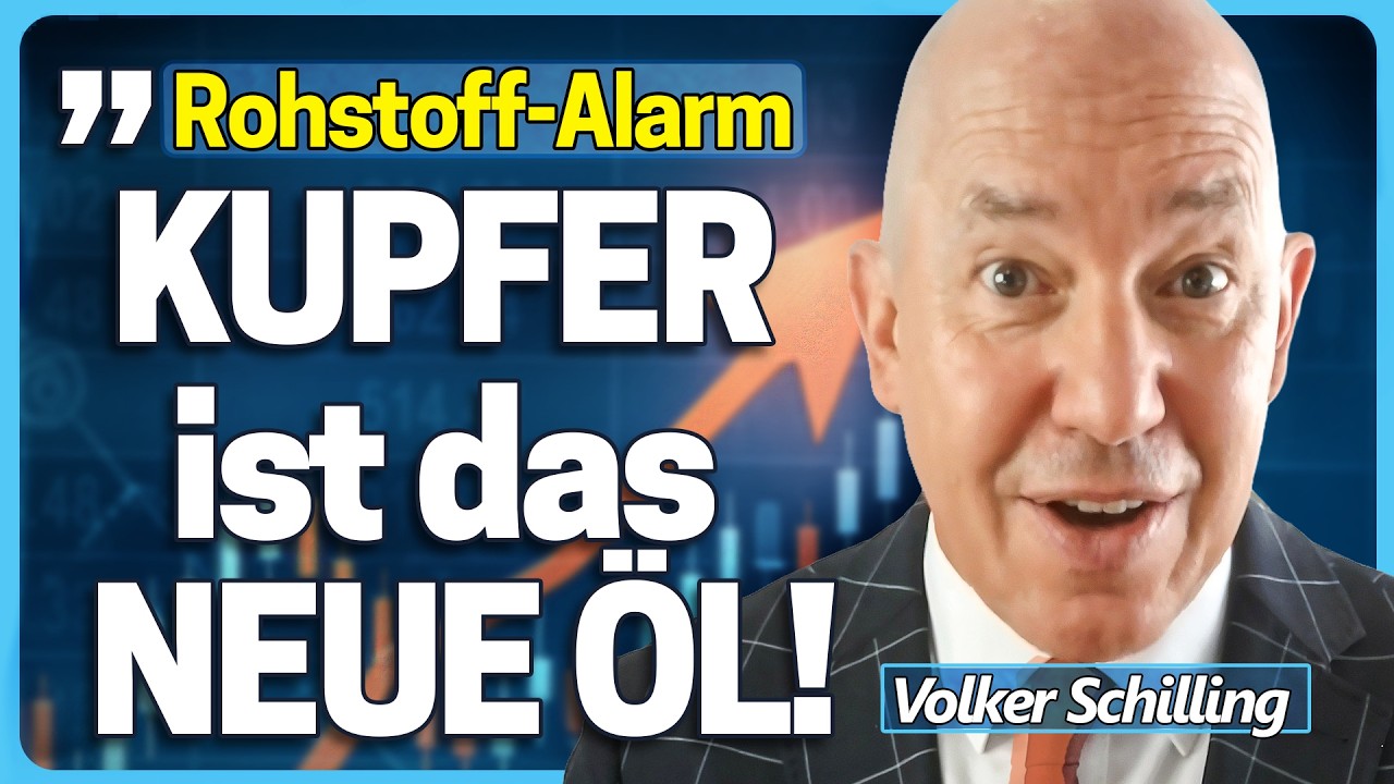 Aus drei Gründen wird der Kupferpreis explodieren! Volker Schilling warnt