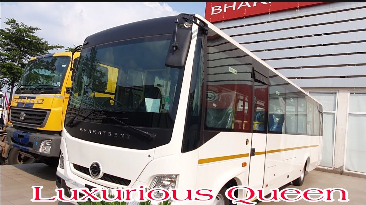 BharatBenz 917 Luxurious 27 Seater AC Bus 2019🔥 Updated Price Mileage Specification Review.