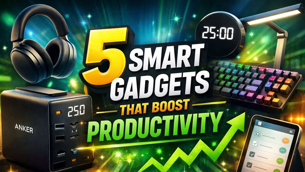 Top 5 Productivity Gadgets You MUST Have in 2026 🚀 | Work Smarter, Not Harder