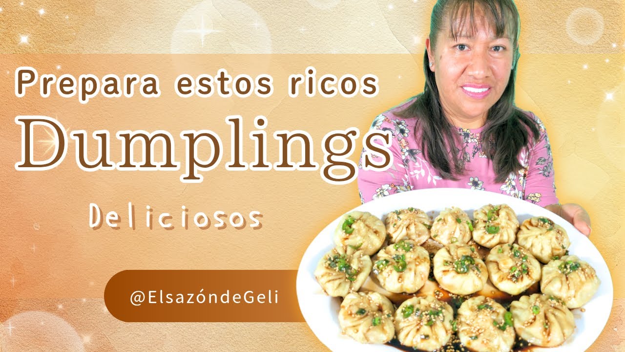 Receta sencilla de dumplings que todos pueden hacer