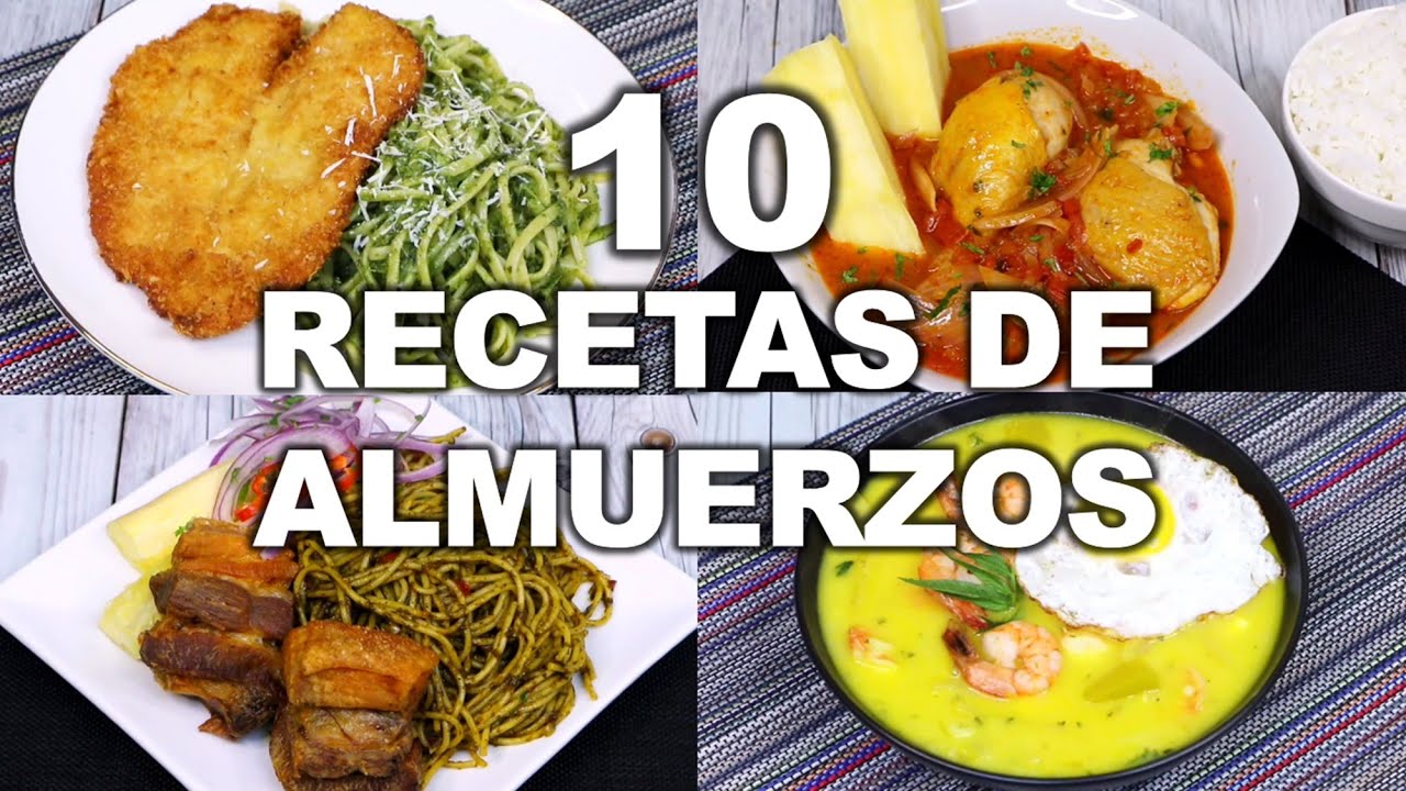 10 ALMUERZOS FÁCILES Y DELICIOSOS | Recetas peruanas | Sabroso
