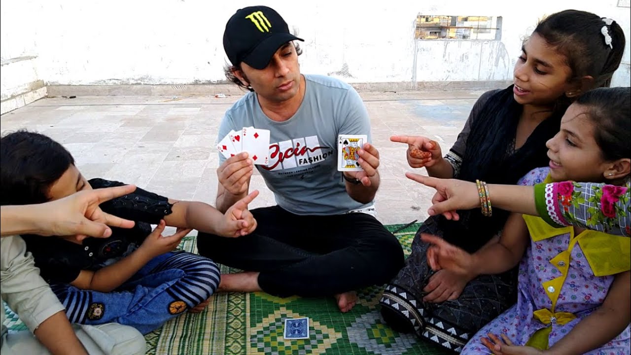 Fred Kaps Homing card, Naughty jumping king cards magic trick Munawar Khan
