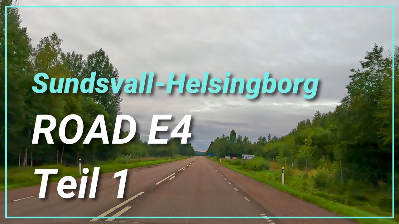 Svenska 🇸🇪 Roadtrip Road E4 Sundsvall-Helsingborg. Teil 1 Sundsvall.Schweden.
