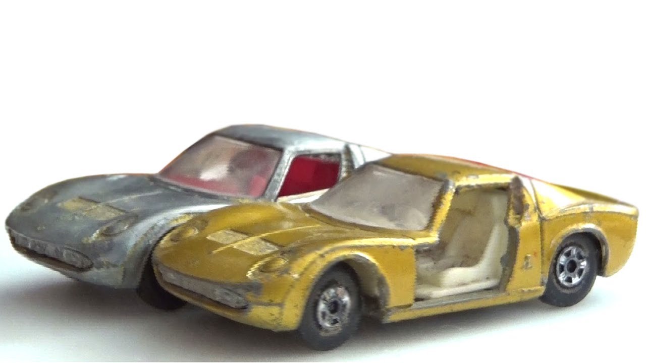 «Matchbox» реставрация Lamborghini Miura nr 33 литьевая машина, изготовление дверей