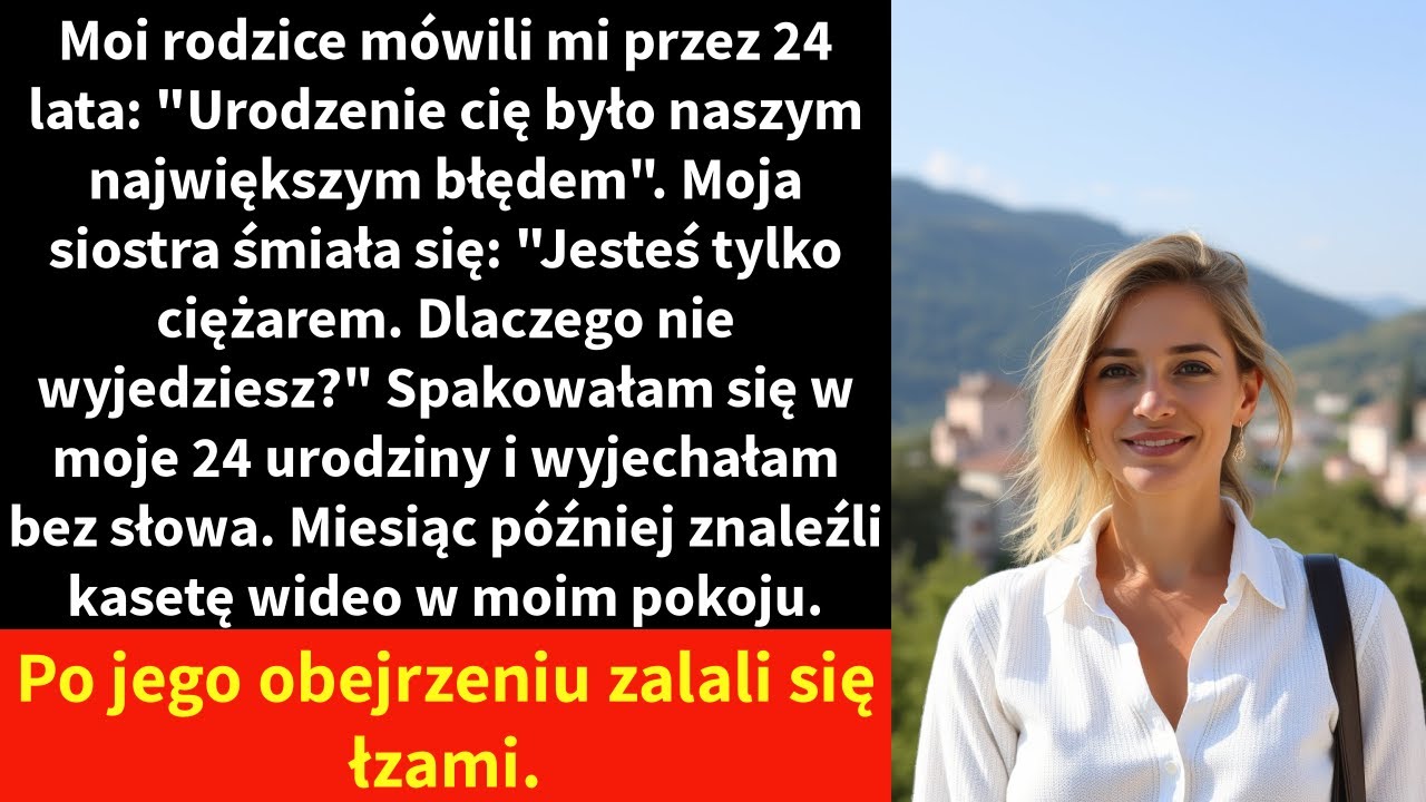 Moi rodzice mówili mi przez 24 lata: 