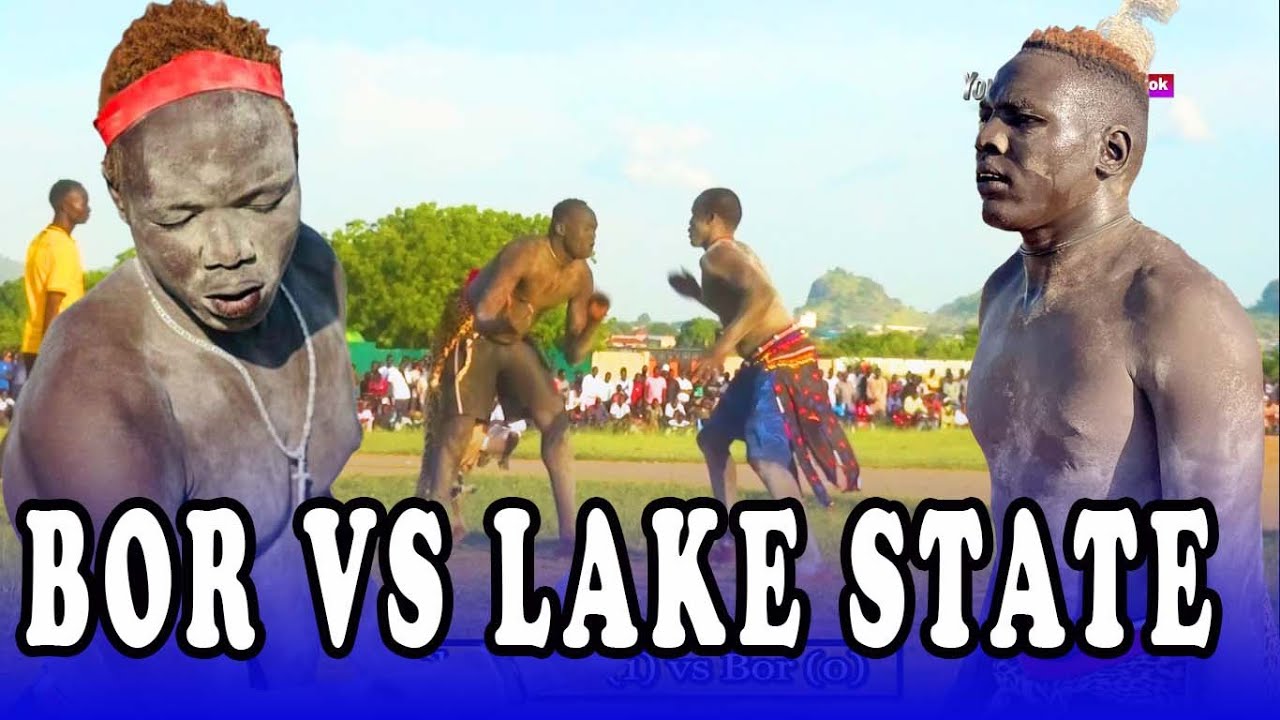 #South Sudanese Wrestling| Bor County vs Lake State Majur Ayuen vs Atak Akot.