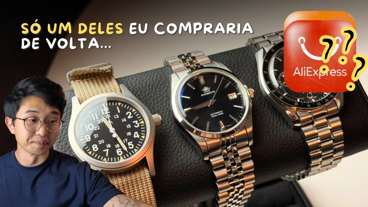 Comprei 3 relógios da China (homages) pra você não precisar comprar