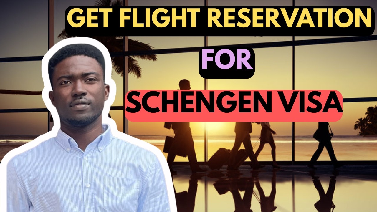 BOOKING FLIGHT RESERVATION FOR VISA APPLICATION & REAL TICKET
