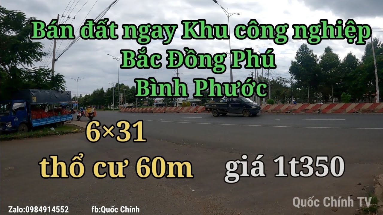 Bán đất ngay Khu công nghiệp Bắc Đồng Phú Bình Phước. khu dân cư đông đúc. giá 1ti350