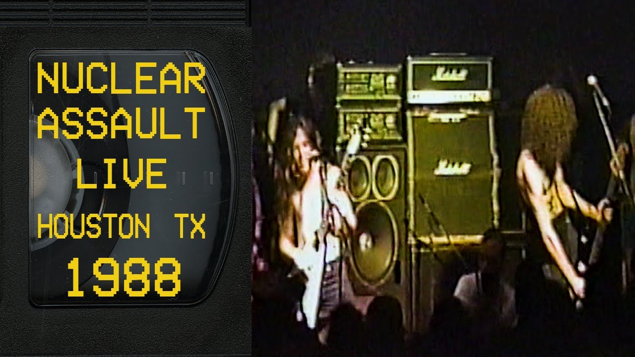 Nuclear Assault Live in Houston August 14 1988 FULL CONCERT