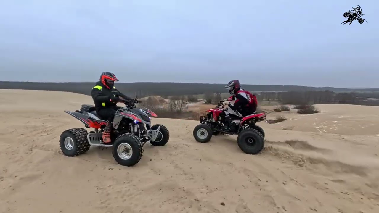 Weekendowe quadowanie 8 #ice #winter #quad #polaris #scrambler