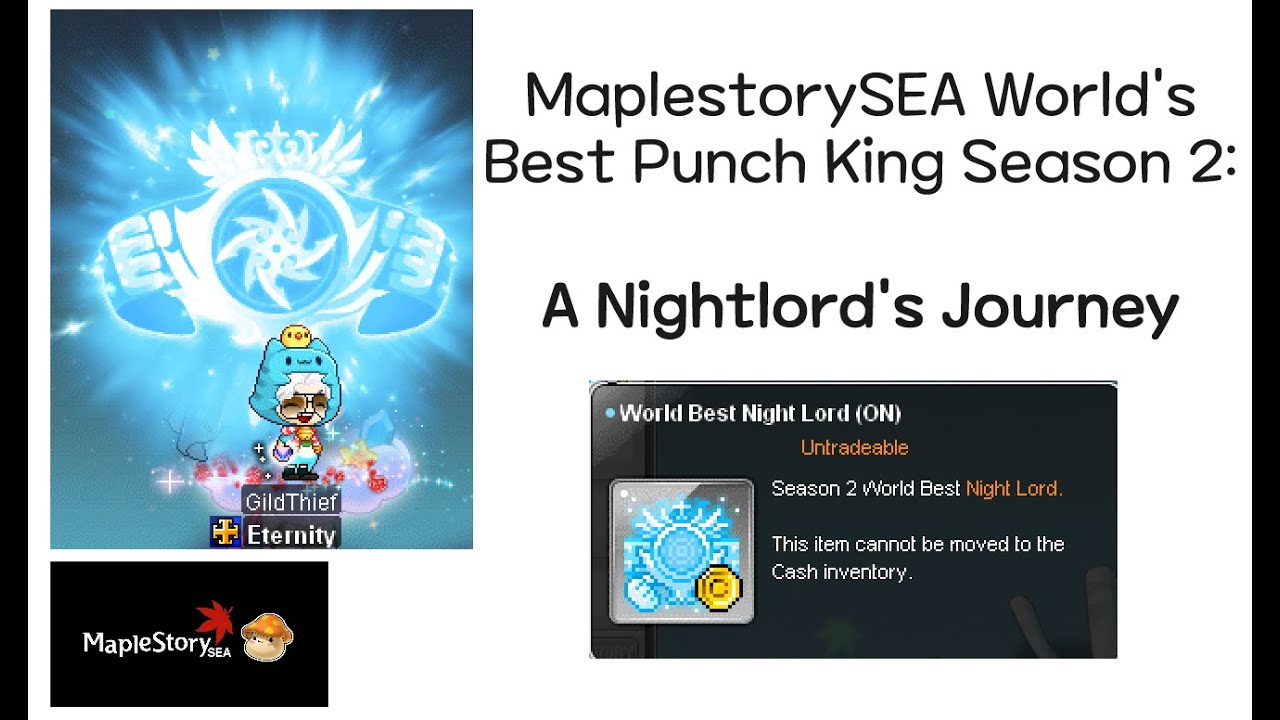 I BECAME THE BEST NIGHTLORD IN MAPLESTORY?!