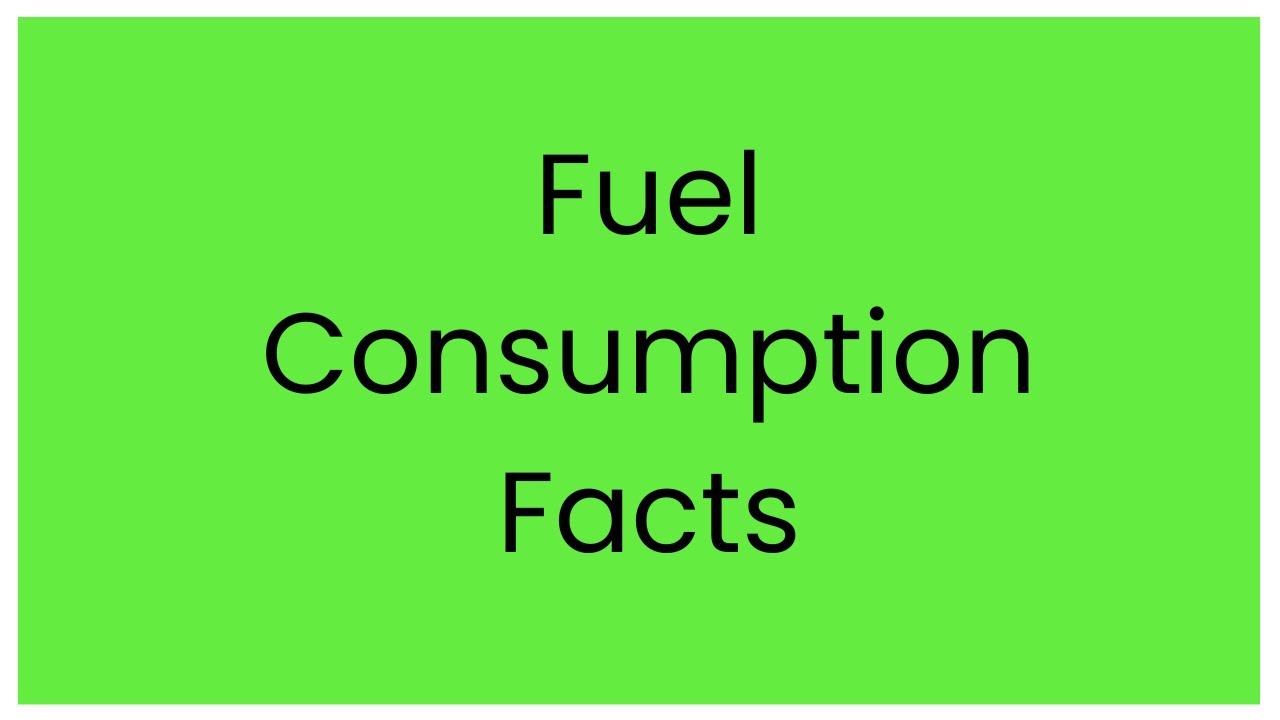 Fuel Consumption Facts - UK Theory Test