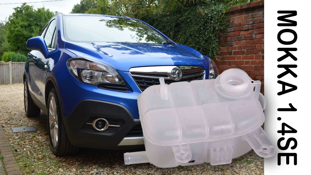 Replacing the coolant expansion tank on a Vauxhall (Opel) Mokka 1.4SE Turbo (Corsa/Astra)