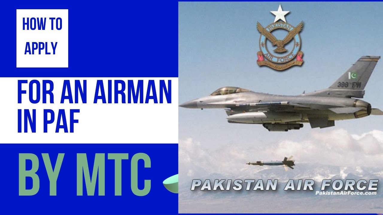 How to apply for Airman in Pakistan Airforce | Complete Process |