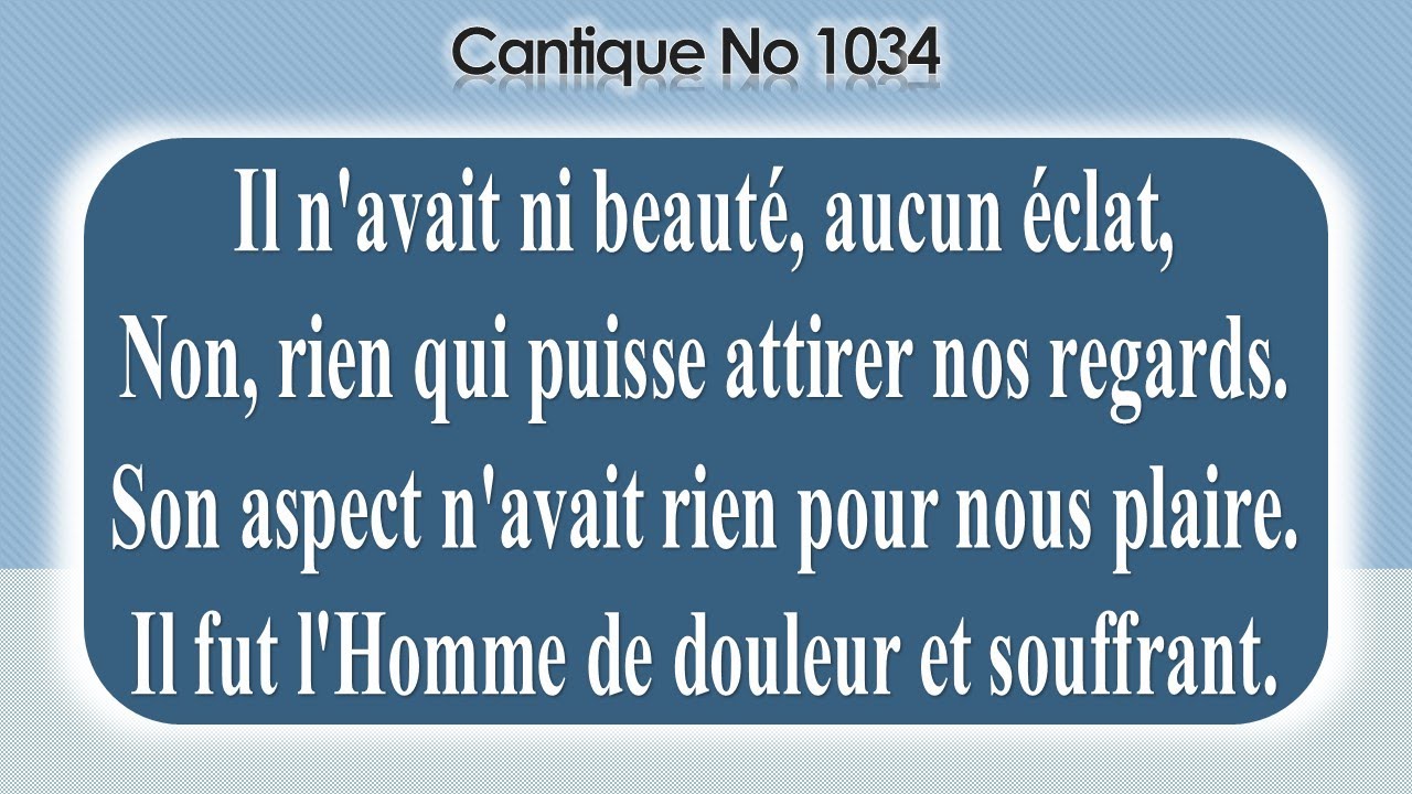 No 1034-Il n'avait ni beauté, aucun éclat