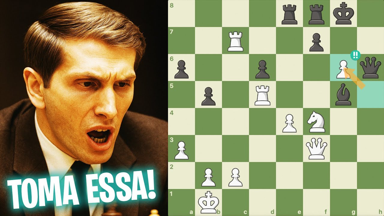 A GENIALIDADE INSUPERÁVEL de Bobby Fischer em ação! Fischer x Bolbochan, 1962