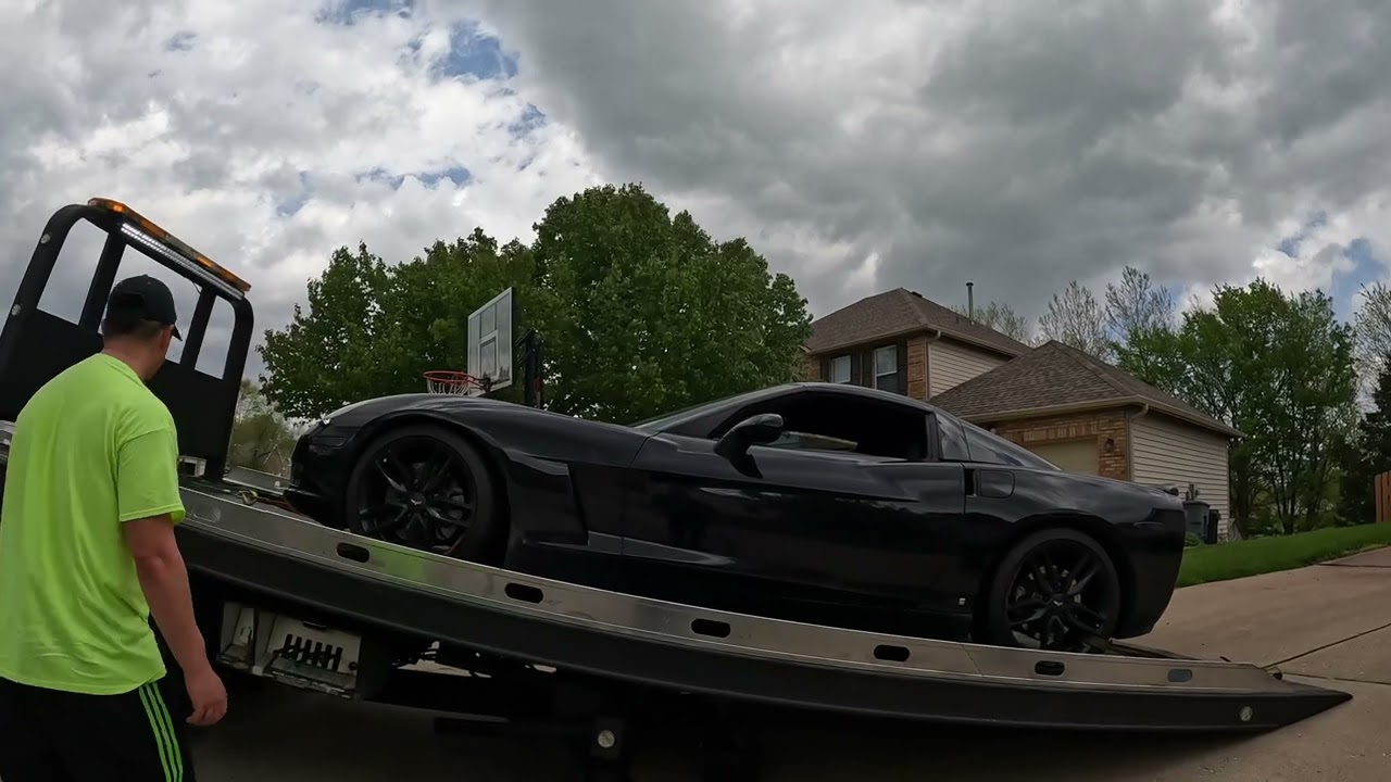 Towing Another Corvette And Motorcycle UHD