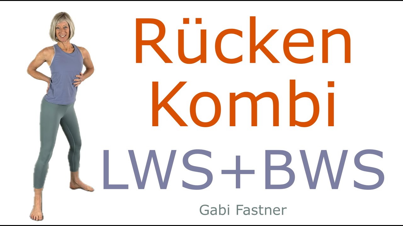 🍄 21 min. Rücken - Kombi LWS stabil, BWS beweglich | schmerzfrei und aufgerichtet, im Stehen