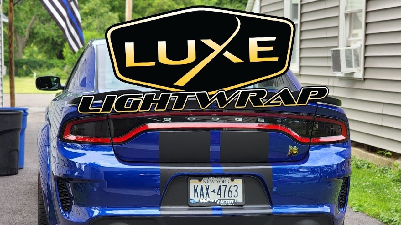 Luxe Taillight tint install on a 22 Charger Scat Pack