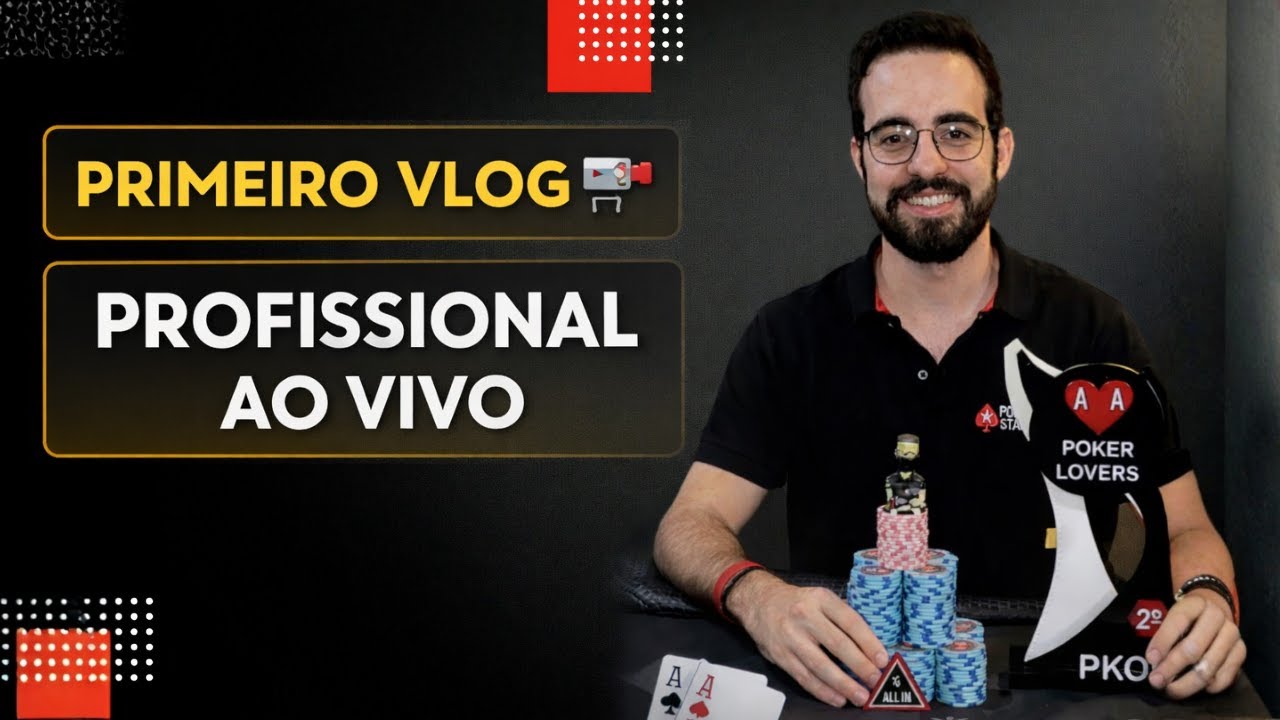 COMO UM PROFISSIONAL JOGA UM TORNEIO DE POKER AO VIVO | Dan 10 Poker Vlog #01 - Poker Lovers