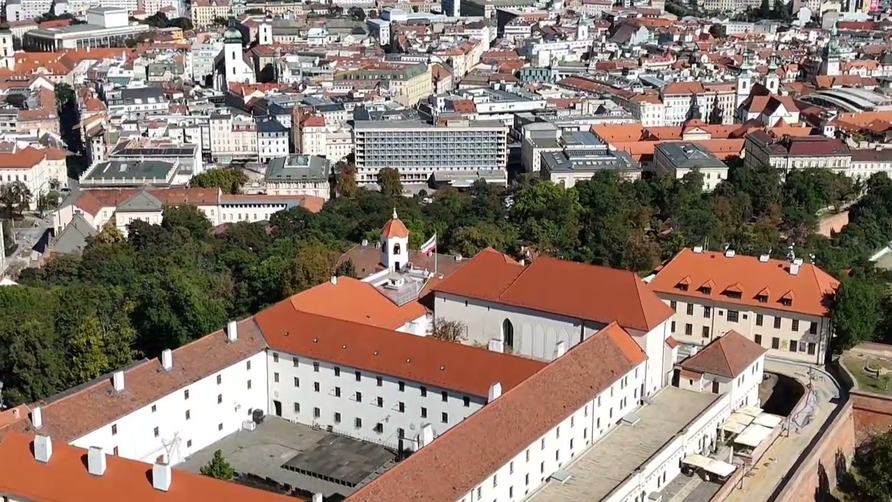 2025SEP Czechnia, Brno Spilberk castle by drone