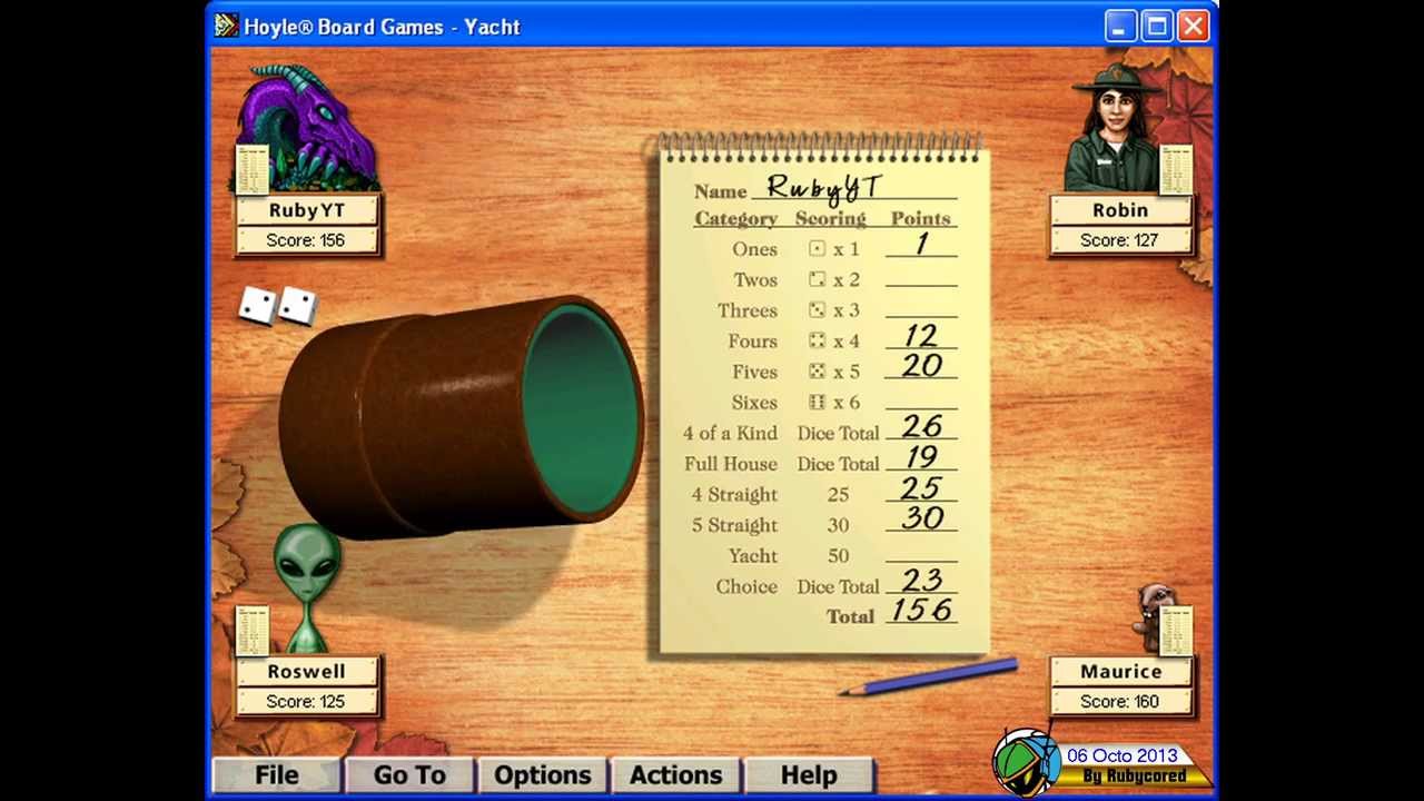 Hoyle Board Games 4 (2000) - Yacht 01 (177, 2nd)[720p]