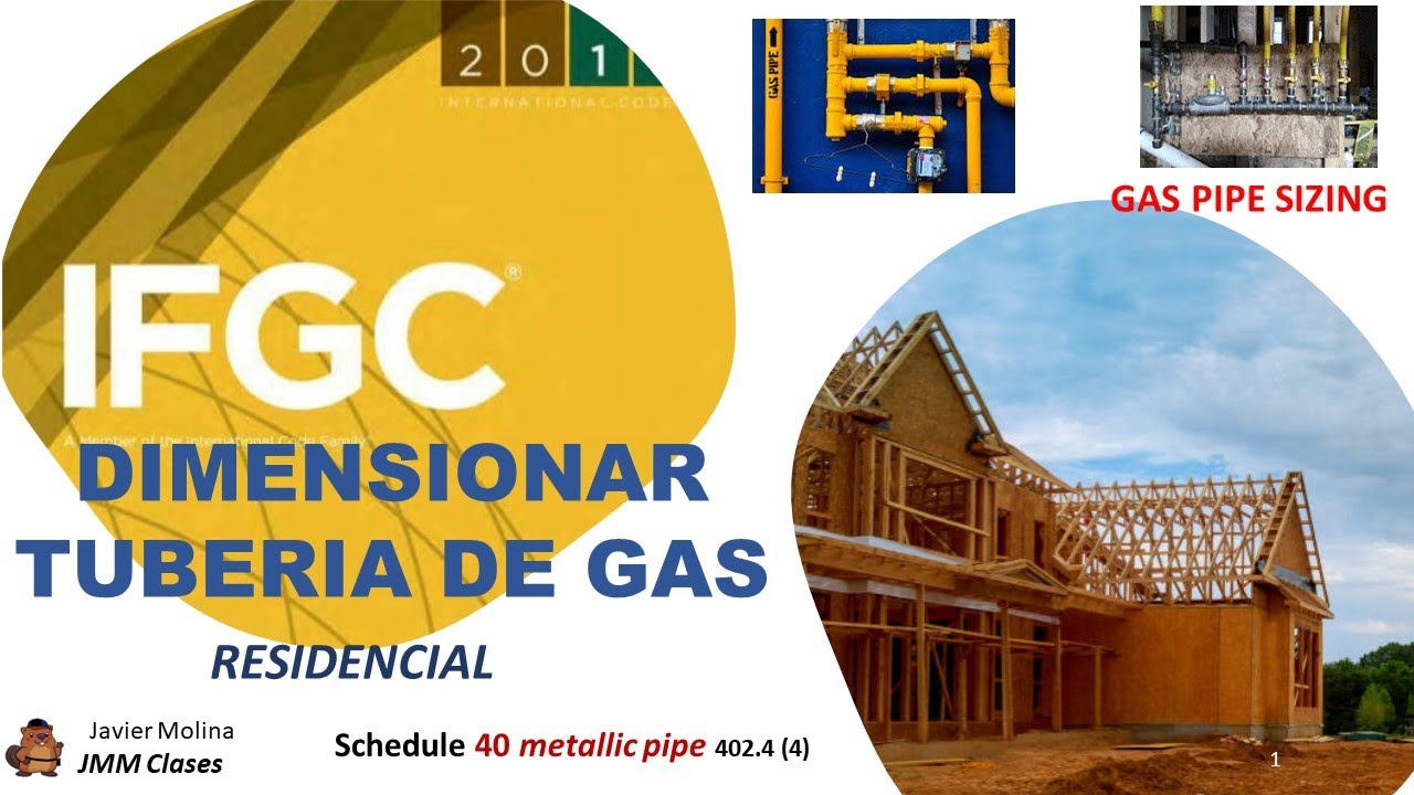 Dimensionar tuberias metalica para  gas natural Parte 1