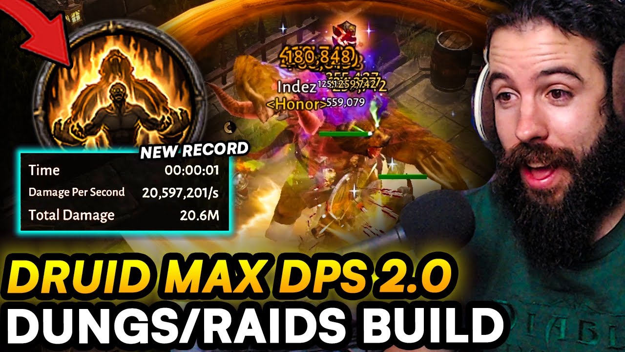 INSANE Druid Build Broke My DPS Record! (Dungeons, Raids & More)