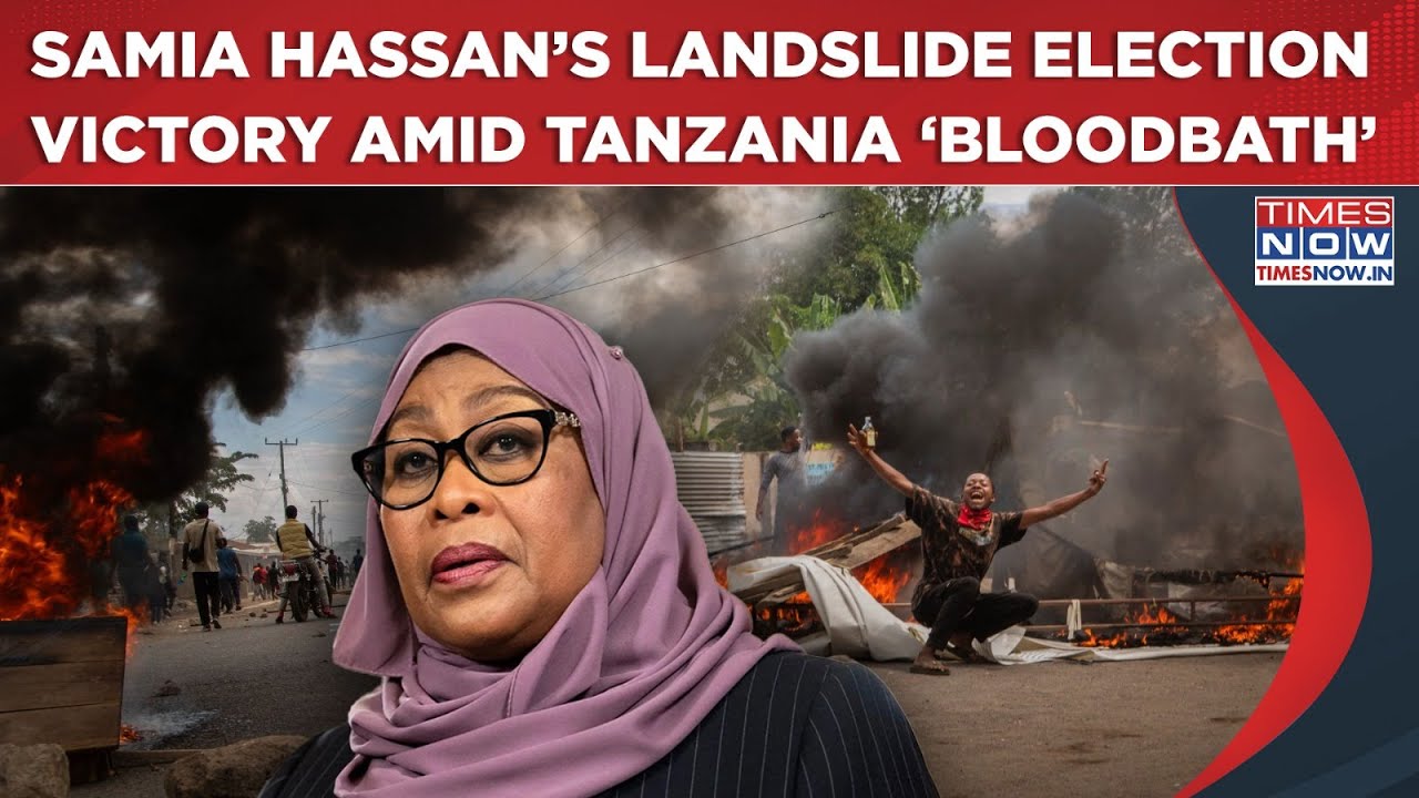 Tanzania Protest: Landslide Win For Samia Hassan Amid Disputed Polls| 700+ Killed In Deadly Clashes?