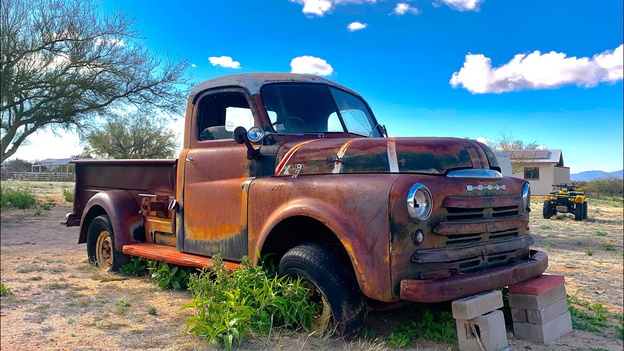 ‘49 Dodge pickup ABANDONED in the desert decades ago, will it run?
