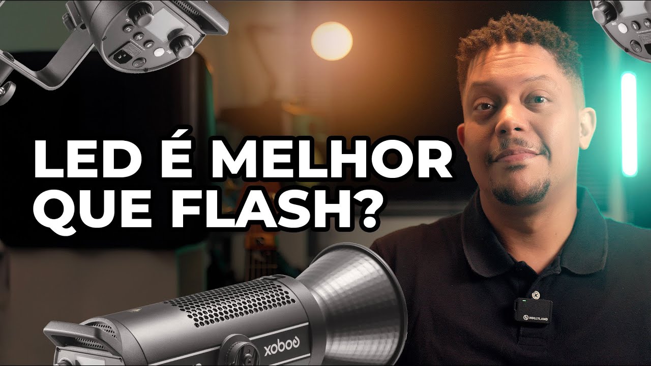 Led é melhor que flash?  Review do LED Godox SL300 III simplesmente a melhor luz que já usei.