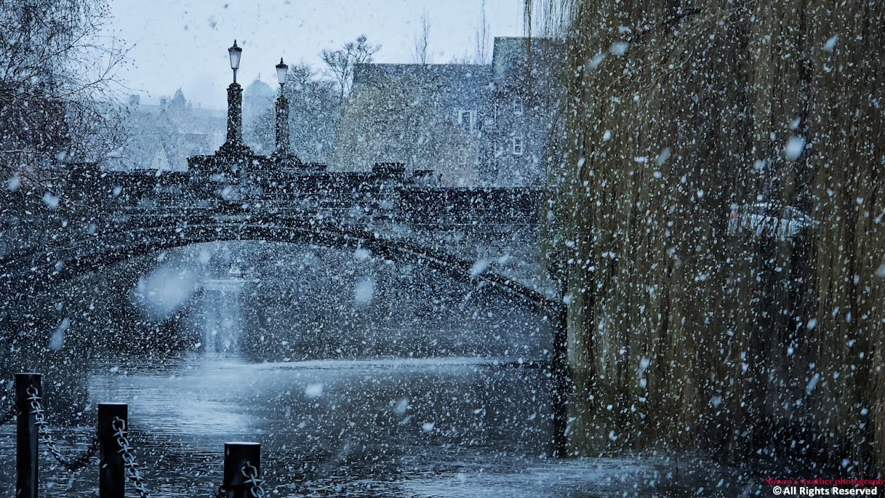 Snow in Norwich, Norfolk UK along the River Wensum, 15/2/2026 part 1