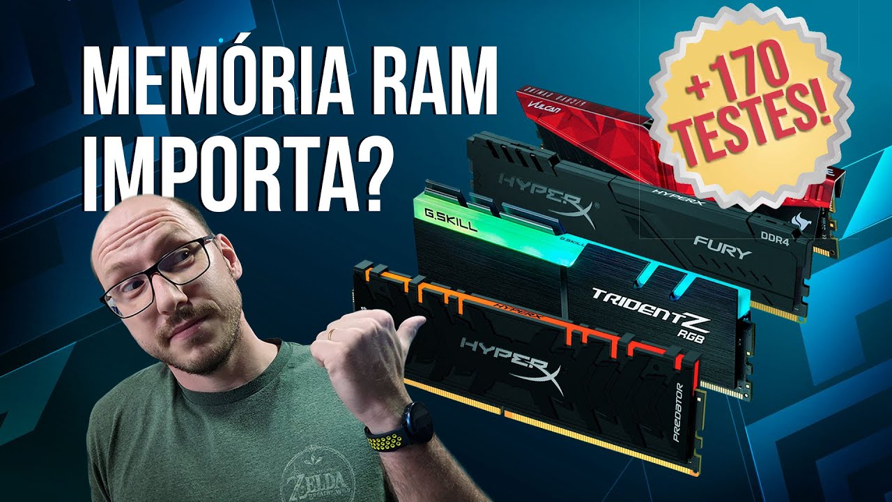 MEMÓRIAS: Frequências mais altas, latências menores, quanto importa?