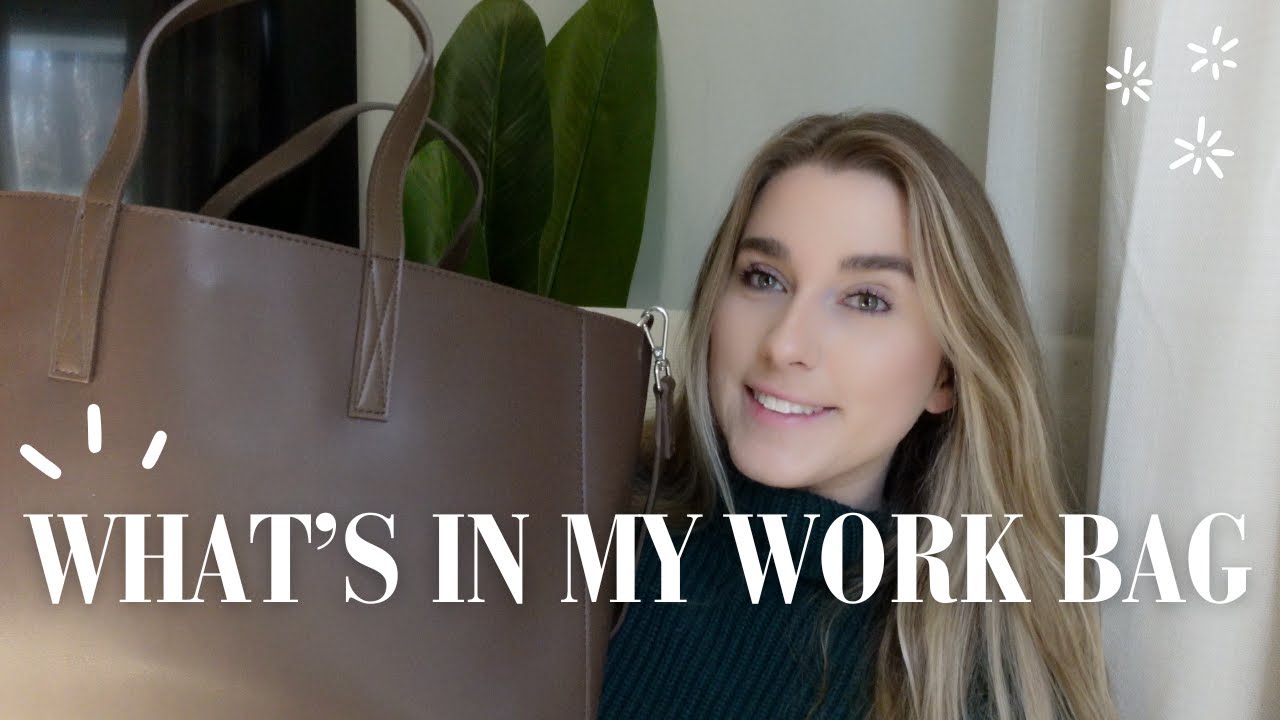 WHAT'S IN MY WORK BAG 2025 | 9-5 Essentials Corporate Finance in Charlotte