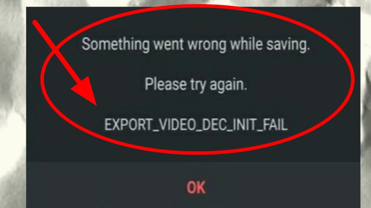 Export Video dec init Failed Kinemaster | Kinemaster export problem codec init failed |