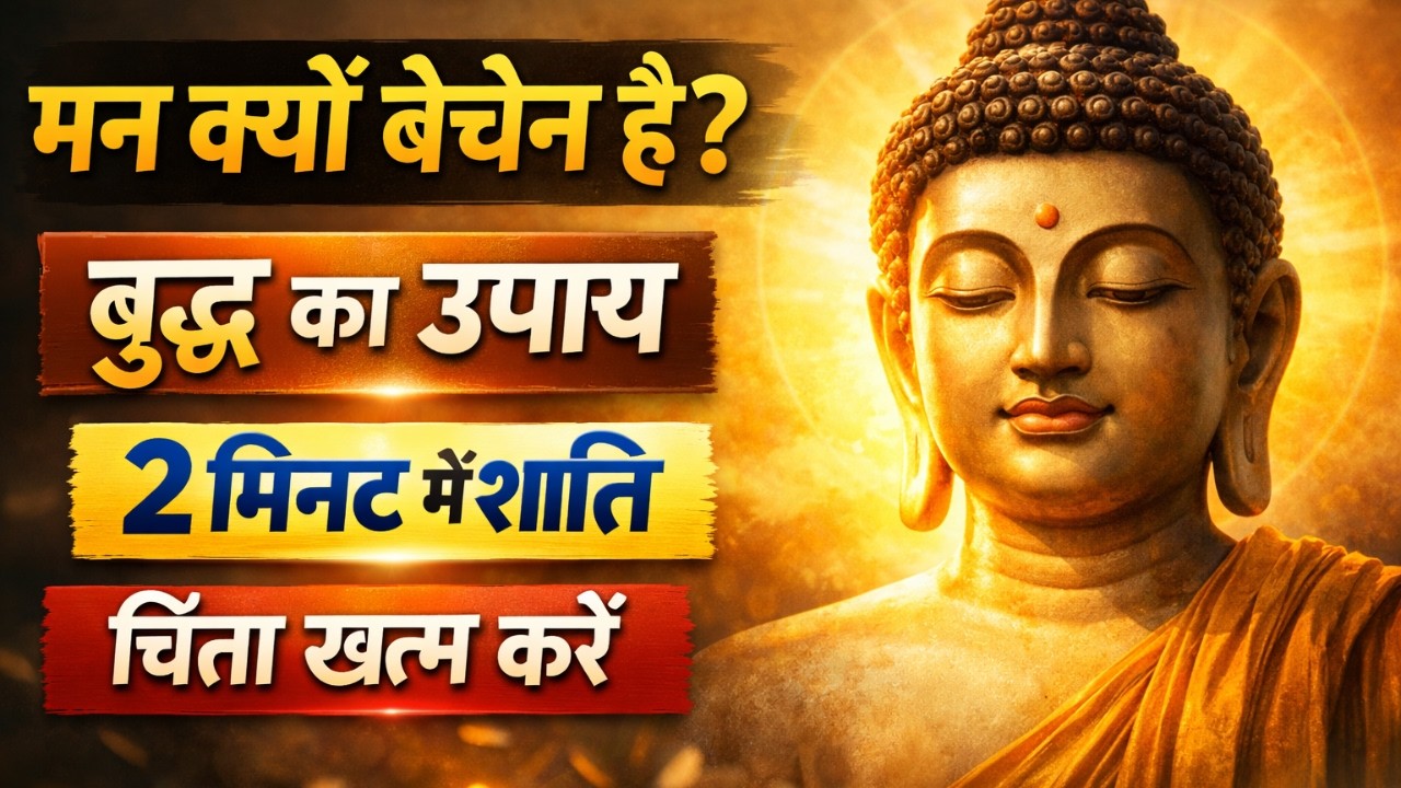 जब मन बेचैन हो जाए, बुद्ध का यह ज्ञान याद रखना | Peace of Mind by Gautam Buddha