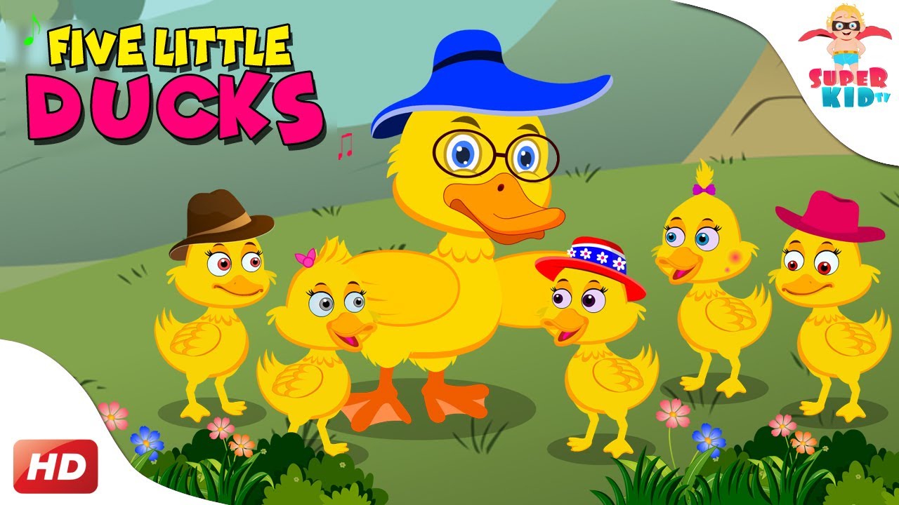 🦆 Five Little Ducks Went Out One Day | Fun Kids Video 🎉 | Superkid TV 🌟