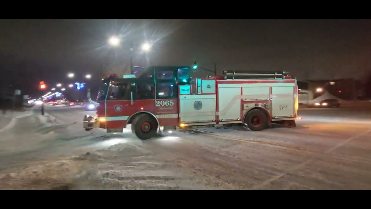 Montreal emergency responses for January 2025
