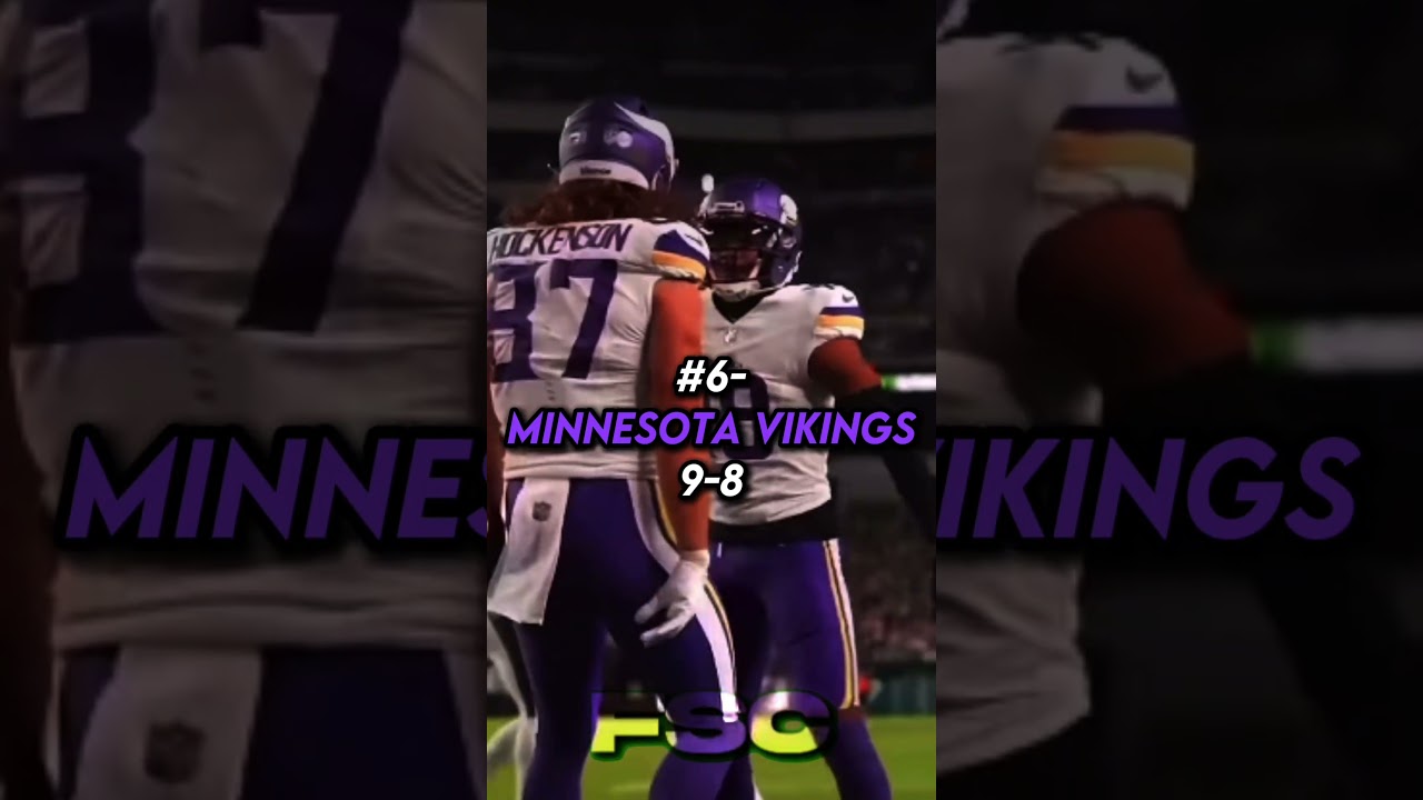 The Top 8 NFL Teams That Did Not Make The Playoffs 