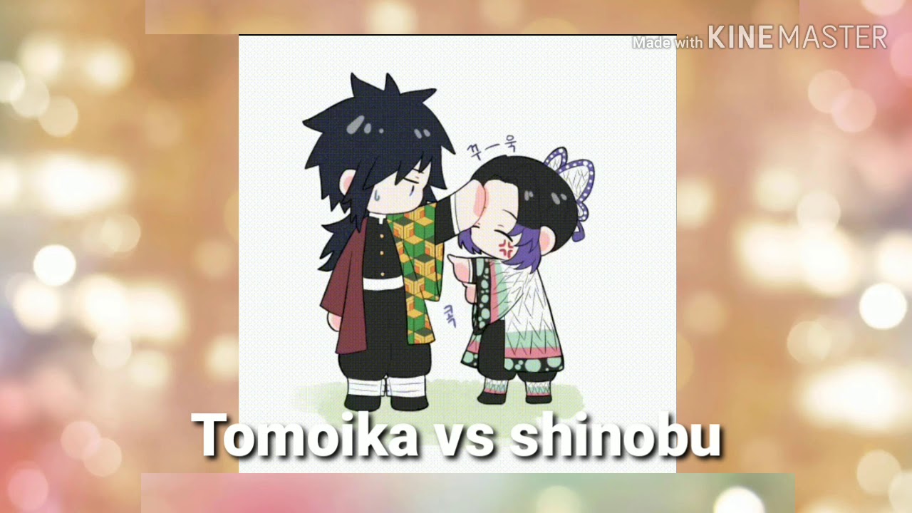 Tomioka vs shinobu(cómic)