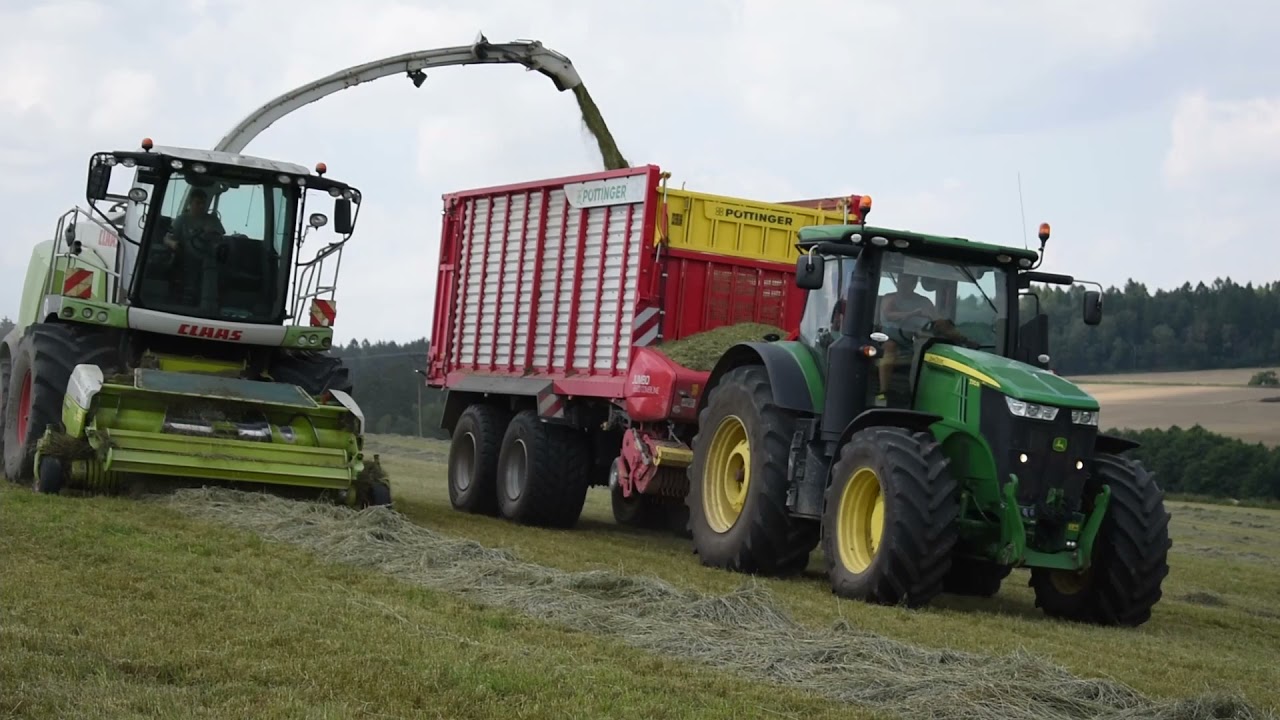 Sen&aacute;že 2021 / Claas Jaguar 980 / Grass silage / Agro Podles&iacute; Červen&eacute; Janovice