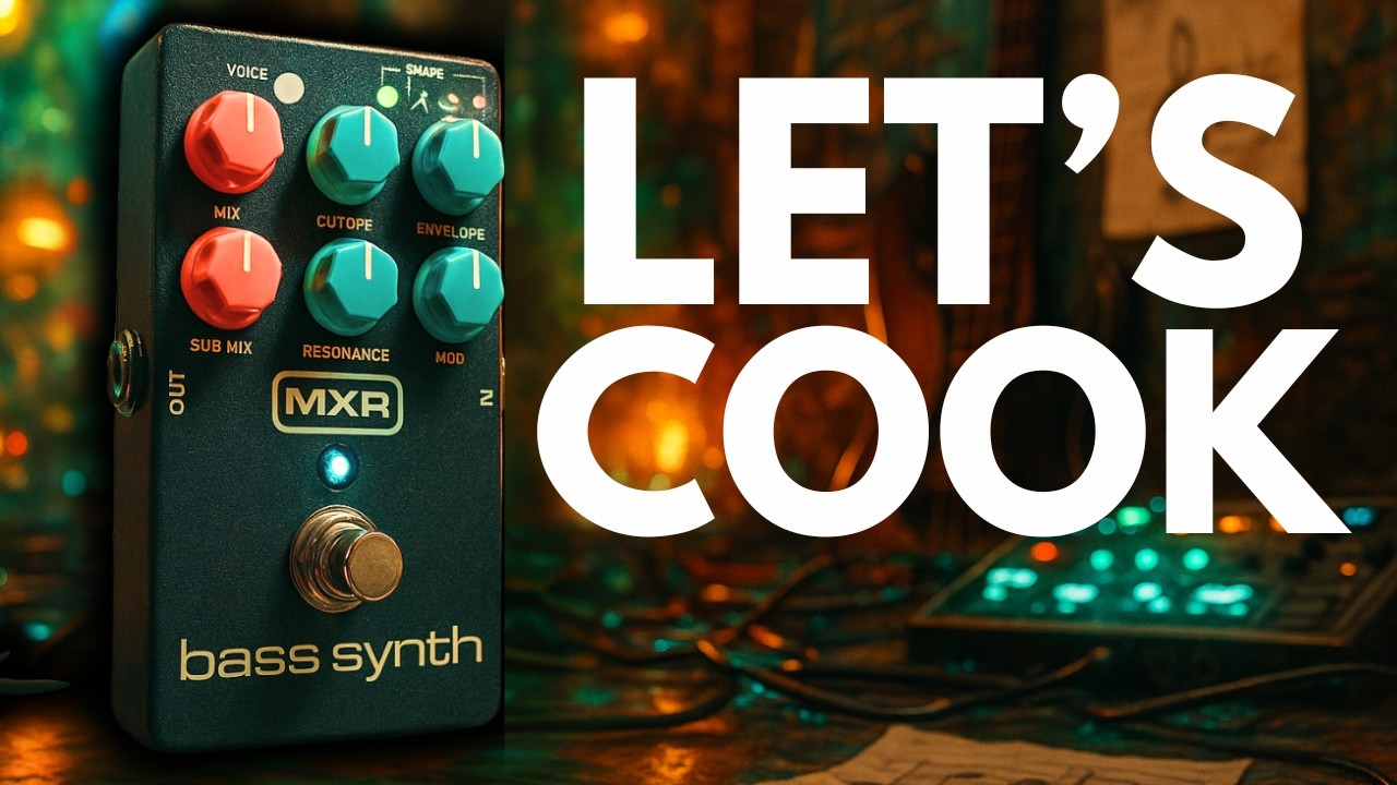 Овладейте искусством звука с помощью бас-синтезатора MXR!