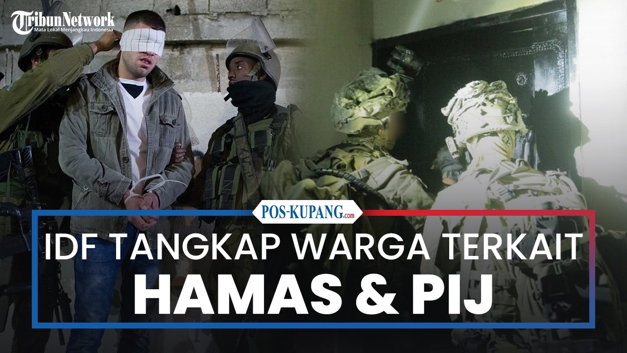 IDF Tangkap Sejumlah Warga yang Terafiliasi Hamas dan Jihad Islam Palestina
