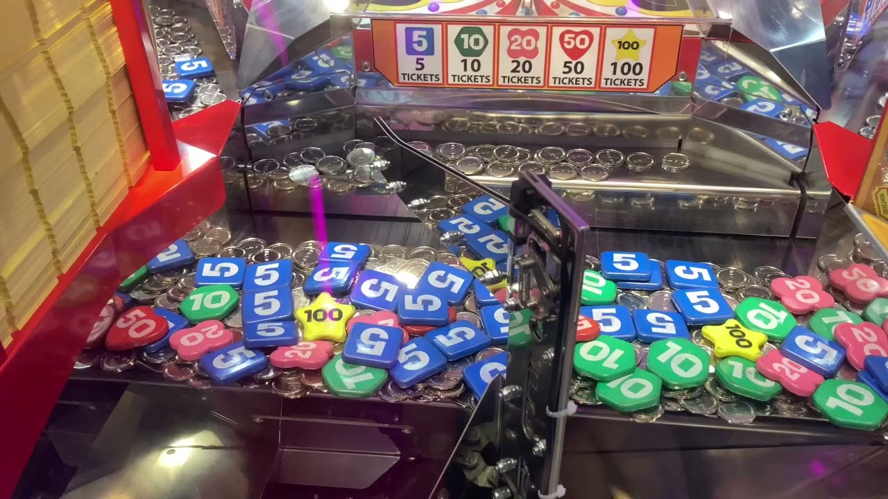 Win BIG at the Ticket Circus! | Playing Coin Pusher at Funstation Nottingham