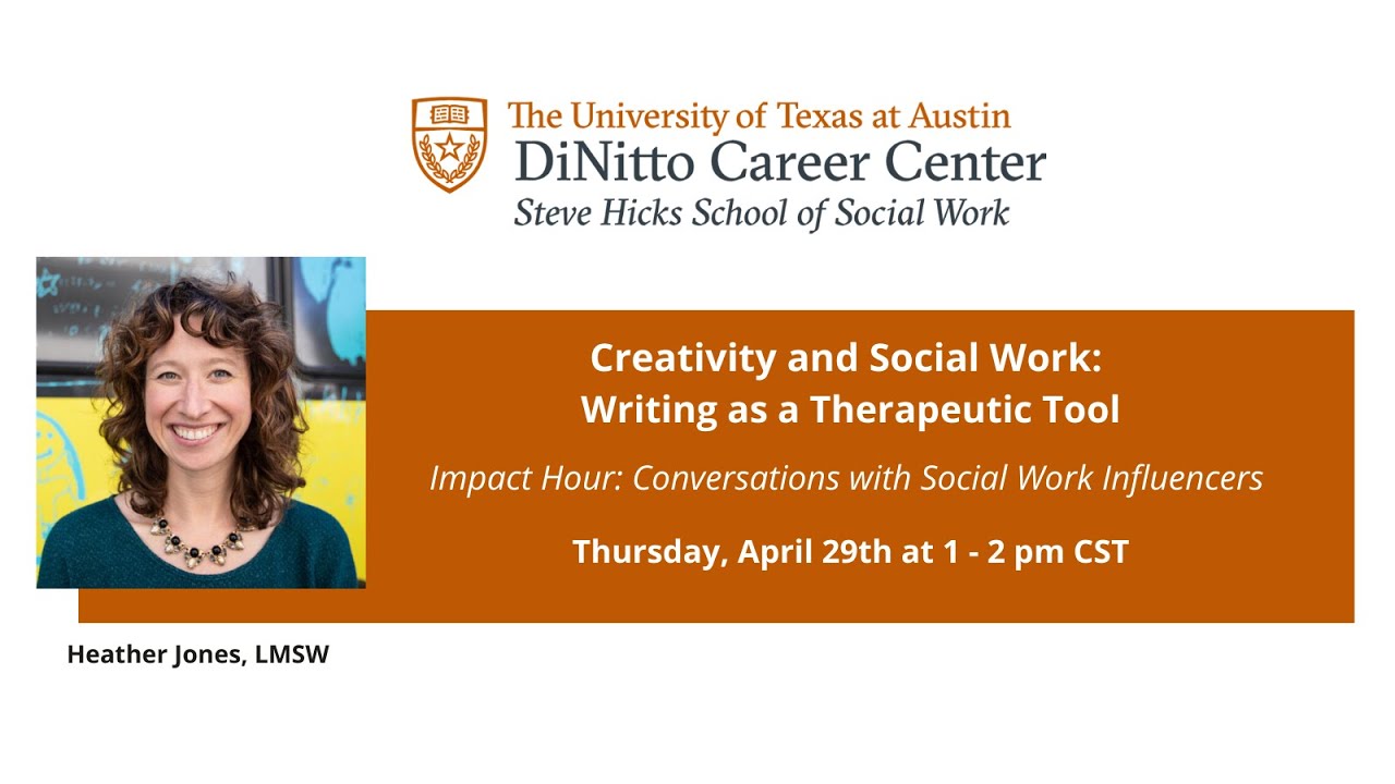 Impact Hour - Creativity and social work: Writing as therapeutic tool