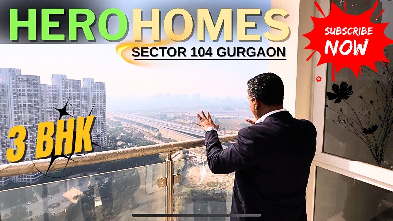 Hero Homes Sector 104 Gurgaon | 3 BHK 1689 SQFT | Hero Homes Dwarka Expressway