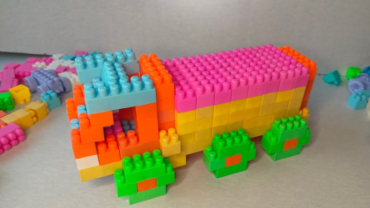 Satisfying DIY Blocks Truck/ ASMR/ Building Blocks/ Blocks Game/ building blocks fun.